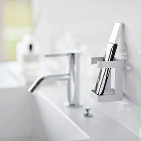 Бял метален държач за устройство за грижа за кожата Film Hook – YAMAZAKI