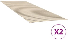 3203725 vidaXL Резервни летви за легло с 48 летви, 2 бр., 90x200 см