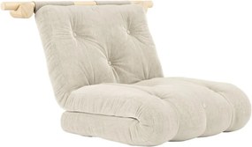 Кремаво кресло от рипсено кадифе Hooked – Karup Design