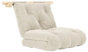 Кремаво кресло от рипсено кадифе Hooked – Karup Design