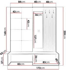 Гардероб Premium I-Roz