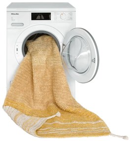 Памучен килим в цвят жълта охра 80x140 cm Twin Amber – Lorena Canals