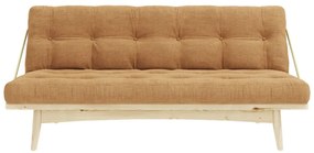 Разтегателен диван горчица 190 cm Folk - Karup Design