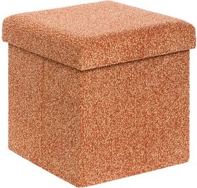 Пуф със съхранение atmosphera Oxia, Амбър, 38x38 cm
