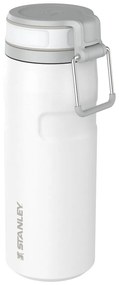 Бял термос от неръждаема стомана 470 ml IceFlow™ Bottle Twist Flip Frost – Stanley