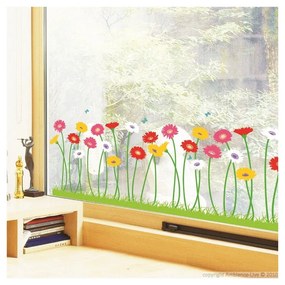 Комплект стикери за градина с цветя - Ambiance