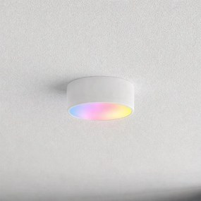 Brilagi - LED RGBW димируемо таванно осветително тяло за баня CLARE 1xE27/9W/230V IP54 Wi-Fi бяло