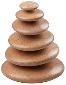 Bigjigs - Дървена игра за баланс - Натурален цвят