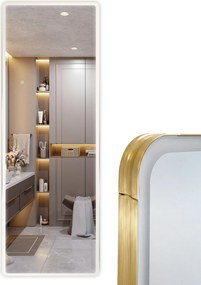 Огледало LED Classico 60x170cm Brush Gold