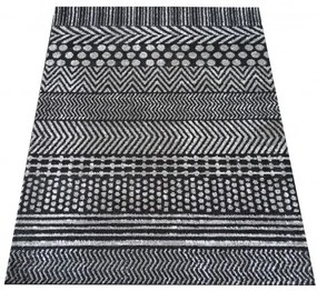 Дизайнерски килим в сиво с фини шарки Широчина: 200 см | Дължина: 290 см
