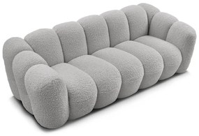 Светлосив диван от прежда с примки от букле 232 cm Hippolyte – Bobochic Paris