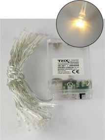 LED  гирлянд 20xLED/2 функции 2,4m топла бяла светлина