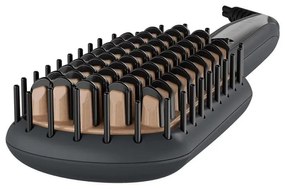 Четка за изправяне на коса Remington CB7400 Straight Brush, 230 C, 3 нива, Керамично покритие, Черен