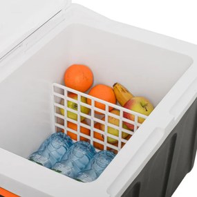 Хладилна кутия Adler AD 8090, 40 л, 58 W, 12/220/240V, Климатичен клас N, Специална изолация C5H10, Сив