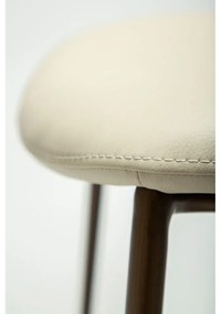 Трапезен стол от имитация на кожа в цвят слонова кост Zone – DAN-FORM Denmark