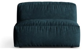 Тъмносин кадифен модул за диван (среден модул) Martina – Micadoni