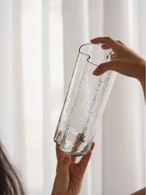 Стъклена ръчна изработка ваза (височина 24 cm) Tubu – noo.ma