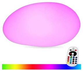 LED RGB Димируема екстериорна лампа LED/1W/230V 28см IP67 + дистанционно