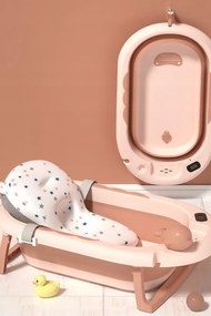 Сгъваема бебешка вана VAIANA PREMIUM с възглавница - повече цветове Бежово