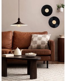 Тъмнокафяво висящо осветително тяло с метален абажур ø 36 cm STOCKBURY – EGLO