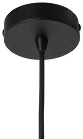 Дизайнерски висящ аплик черен с опал - Angela