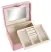 Кутия за бижута DKD Home Decor Розов PU Дървен MDF (23 x 17 x 10 cm)