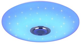 Бяло LED осветително тяло за таван ø 58 cm Musica – Trio