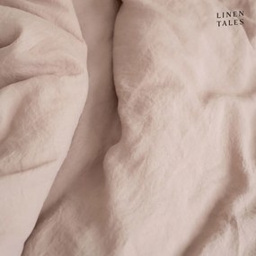 Светлокафяв ленен ластичен чаршаф , 180 x 200 cm - Linen Tales