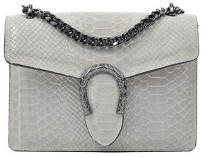 Бежова кожена чанта Fiona - Renata Corsi