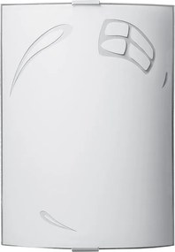 Аплик ВИСТА, 200х290, бял гланц, 1xE27