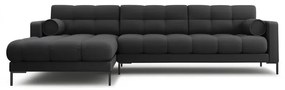 Тъмносив ъглов диван (ляв ъгъл) Bali – Cosmopolitan Design