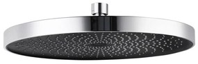 WENKO 24910100 - Душова глава SOFTWATER 26x26 cm, лъскав хром/черен