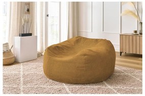 Пуф в цвят горчица Voltaire – Bobochic Paris