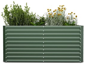 Blumfeldt High Grow Straight повдигната леха,1800 литра, Ергономична, Устойчива на атмосферните условия, Отворена основа