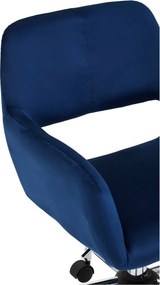 Син тапициран офис стол Brent – Premier Housewares