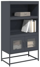 853370 vidaXL Висока дъска антрацит 68x39x123 cm Стомана