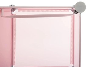 Детски текстилен гардероб atmosphera, 139 cm, Розов