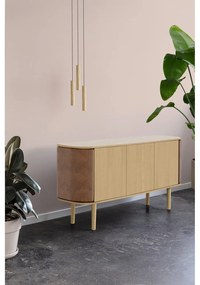 LED висяща лампа с дървен абажур ø 3 cm Chimes - UMAGE