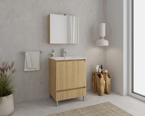 Комплект за баня Drop Delta 75 -Светло естествено