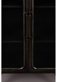 Черна метална витрина 60x100x35 cm Denza – Dutchbone