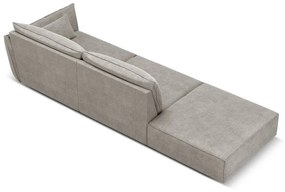 Светлосив шезлонг (десен ъгъл) Vanda – Mazzini Sofas