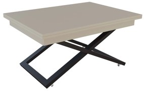 Разтегателна маса с повдигащ механизъм ФЛОРЕНЦИЯ - МДФ мат 003 аметист грей