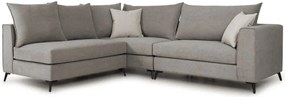 Ъглов диван Ricap-Сиво специално