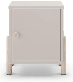Кремаво детско нощно шкафче от масивен бор Enola – Marckeric