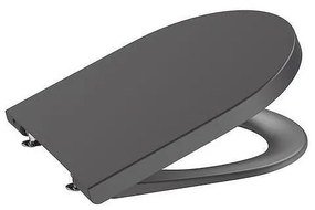 Седалка и капак, Roca, A80152C64B, ROUND за компактна тоалетна чиния, със забавено падане