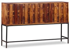 244345 vidaXL Скрин, акациево дърво масив, 120x30x80 см