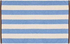 Син текстилен килим за баня 50x80 cm Gobo – noo.ma