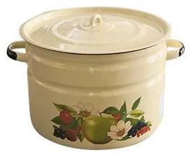 Емайлиран казан с декор 18л (1c31c) Р