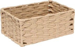 Комплект от 3 коша за съхранение 5five Tresse, PE, Високи, Бежови