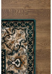 Зелен вълнен килим 133x180 cm Lauren - Agnella